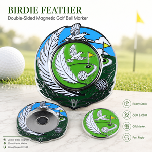 Custom Logo Magnetic <b>Golf</b> Ball Marker with Irregular Shape and Detachable Center Marker for <b>Golf</b> Gifts - Product Image 6