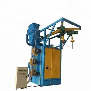 Over Head Overhead Chain Wheel Equipment Burnishing Sand Rail Spinner For Sale q37 Series Type Hanger Shot Blasting Machine