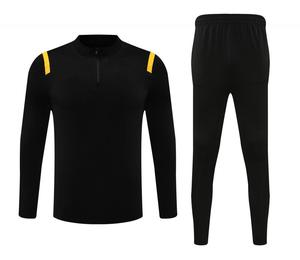 Men's <b>Soccer</b> Training Tracksuit Set Long Sleeve 1/4 Zip Jersey Jogger Pants Quick Dry Printed Digital Printed Custom Teamwear - Product Image 2