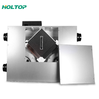 Unités de système de ventilation de récupération d'énergie de la série mince moteur à courant alternatif 150 ~ 350 M3/h système de conduit d'air frais intérieur pour le chauffage de gymnase