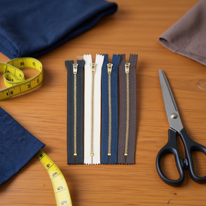 Cerniera in metallo ILAN 20 cm 4 pezzi per abbigliamento e borse - Product Image 3