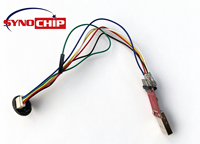 Module de lecteur d'empreintes digitales biométrique intégré BFM232Y, faible consommation d'énergie, UART TTL, mini compact, pour système de contrôle d'accès de serrure de porte intelligente