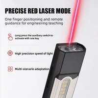 Lampe de travail LED COB rechargeable avec affichage numérique, type C, magnétique, lampe torche RGB, clip de poche, lampe d'inspection, extérieur
