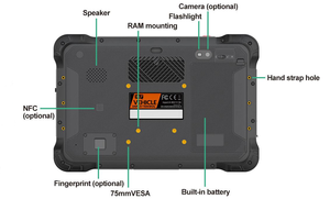 10.1 inch 1000 nits tùy chỉnh IP67 4 gam GPS CANBUS Rugged <span class=keywords><strong>Android</strong></span> xe <span class=keywords><strong>Tablet</strong></span> PC cho Hạm Đội Quản Lý - Product Image 6