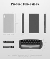 WST nouvelle technologie 2023 8000mah quatre USB station d'accueil pour smartphone à charge multiple pour la location