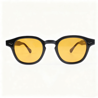 Lunettes de soleil unisexes rectangle rétro de luxe en Italie nouvelle petite monture avec lentilles UV400 en acétate
