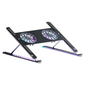 Soporte Ajustable para Portátil con Ventilación, 2 Ventiladores Silenciosos, Plegable y Delgado, para Tablet, Notebook y PC - Product Image 3