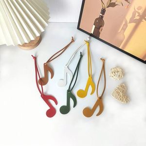 Note Pendant Keyring Pu Leather <b>Musical</b> Instrument Keychain <b>Bag</b> Decorative Accessories - Product Image 4