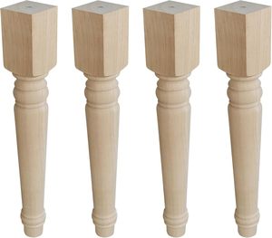 Gamba classica del <span class=keywords><strong>tavolo</strong></span> tornita in <span class=keywords><strong>legno</strong></span> massello-gamba durevole per sala da pranzo soggiorno camera da letto appartamento casa ufficio bagno cucina - Product Image 1