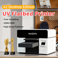 Mesin Cetak Digital Industri Presisi Tinggi A2 UV Flatbed Printer 420mm X 600mm untuk Casing, Silinder, dan Material Kompleks