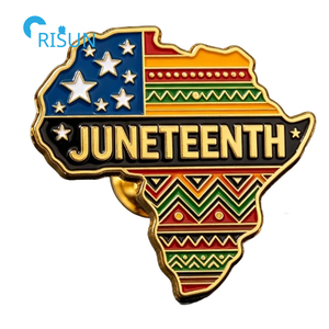 Imán de Refrigerador, Pin de Solapa, Broche y Pin Esmaltado Personalizados para el Día de la Emancipación de los Negros en EE. UU. (Juneteenth) - Product Image 3