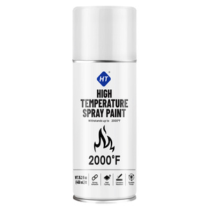 High <strong>Heat</strong> <strong>Resistant</strong> Stove Spray <strong>Paint</strong> 450ml Black Acrylic Based Fast Drying <strong>for</strong> Oven BBQ Grill <strong>Fireplace</strong> Kitchen HUOTIAN - Product Image 1