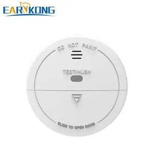Compatible With Our Security Alarm System Plastic Cover Fire 433MHz Wireless Smart Cigarette Smoke Leak Detectors Smoke Detector