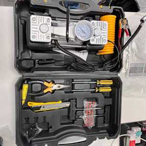 무선 12v DC 공기 펌프 가정 및 자동차 타이어 팽창기 120w 전력 편리한 기본 공기 압축기 - Product Image 4