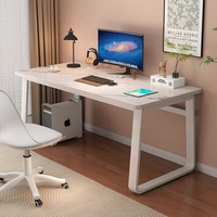 Table d'ordinateur personnalisée Bureau d'étude pour chambre à coucher Simple Honone Bureau carré pour bureau à domicile