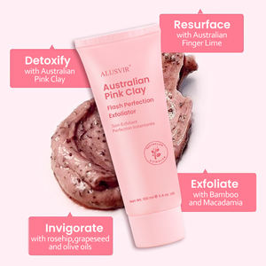 Limpiador de poros faciales, exfoliante <span class=keywords><strong>para</strong></span> la piel, blanqueador de sal Rosa <span class=keywords><strong>Natural</strong></span> orgánica de etiqueta privada, fabricantes de cosméticos - Product Image 2