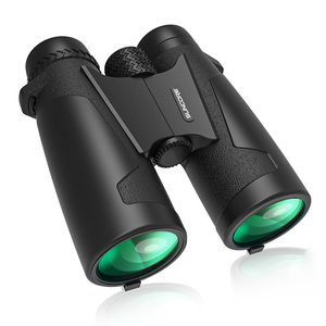 Binoculares impermeables para caza, avistaje de aves, deporte, telescopio gran angular, óptica brillante potente, 10X42 - Product Image 2
