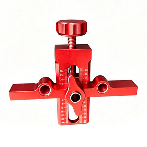 Adjustable Aluminum Alloy <b>Cabinet</b> Door Installation <b>Tool</b> With Three Holes For <b>Drawer</b> And <b>Cabinet</b> Mounting - Product Image 4