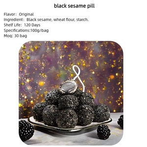 Embalaje a granel Snack chino Bolas de sésamo negro Dulce Snack chino - Product Image 5