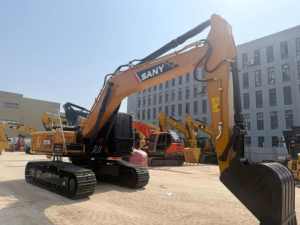 รถขุดตีนตะขาบ Sany 215C มือสอง เครื่องยนต์เดิม ระบบไฮดรอลิก ประหยัดน้ำมัน คุณภาพสูง สำหรับงานดิน - Product Image 1