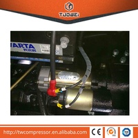 Compresseur d'air portable diesel, 2 x 5m, 3/min, 8 bars, 185 cfm