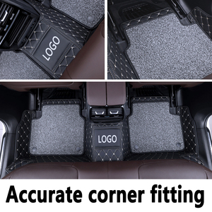 Accesorios para Auto en Oferta, Juego Completo de 4 Piezas de Tapetes de Cuero de Lujo para Auto, Personalizados para <span class=keywords><strong>Santa</strong></span> <span class=keywords><strong>Fe</strong></span>/X5 Mercedes-Benz, para Vehículos con Volante a la Derecha - Product Image 5