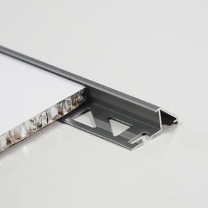 Installation facile Décoration Profil d'habillage <span class=keywords><strong>de</strong></span> carreaux en acier inoxydable Profil mural <span class=keywords><strong>de</strong></span> <span class=keywords><strong>douche</strong></span> pour salle <span class=keywords><strong>de</strong></span> bain - Product Image 2