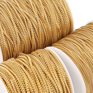 Stainless Steel Box Chain Gold Plated 3D Hollow Chain For DIY Jewelry <b>Bag</b> Decoration <b>Accessory</b> - Product Image 4