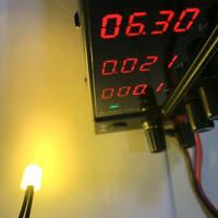 AC 6V 6.3V T10 W5W F10 led 패널 조명 유연한 와이어 다양한 색상 비 극성 핀볼 게임 기계 Led 전구