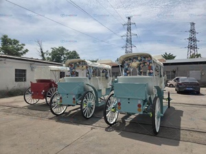 High Quality Sale Electric Royal Carriage Luxury Customized 4 Wheel Sightseeing Princess Wedding Carriage - Product Image 5