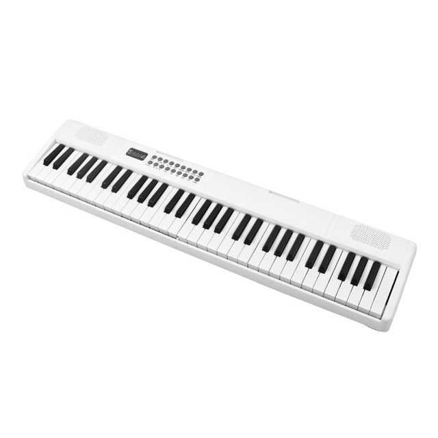 Entry-level Folding Portable Beginners Children Students Home Use Multi-functional Rechargeable 61-key Electronic Keyboard 200