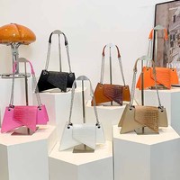 Nouvelle Arrivée Sacs à Bandoulière pour Femmes en Cuir PU, Sacs Sous les Bras de Couleur Unie, Portefeuilles et Sacs à Main Quotidien pour Femme