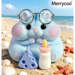Juguete de Hámster de Peluche Hecho a Mano Merrycoo, Alivio Sensorial del Estrés para Niños, Juguete de Silicona Realista con Pelaje para la Ansiedad - Product Image 4
