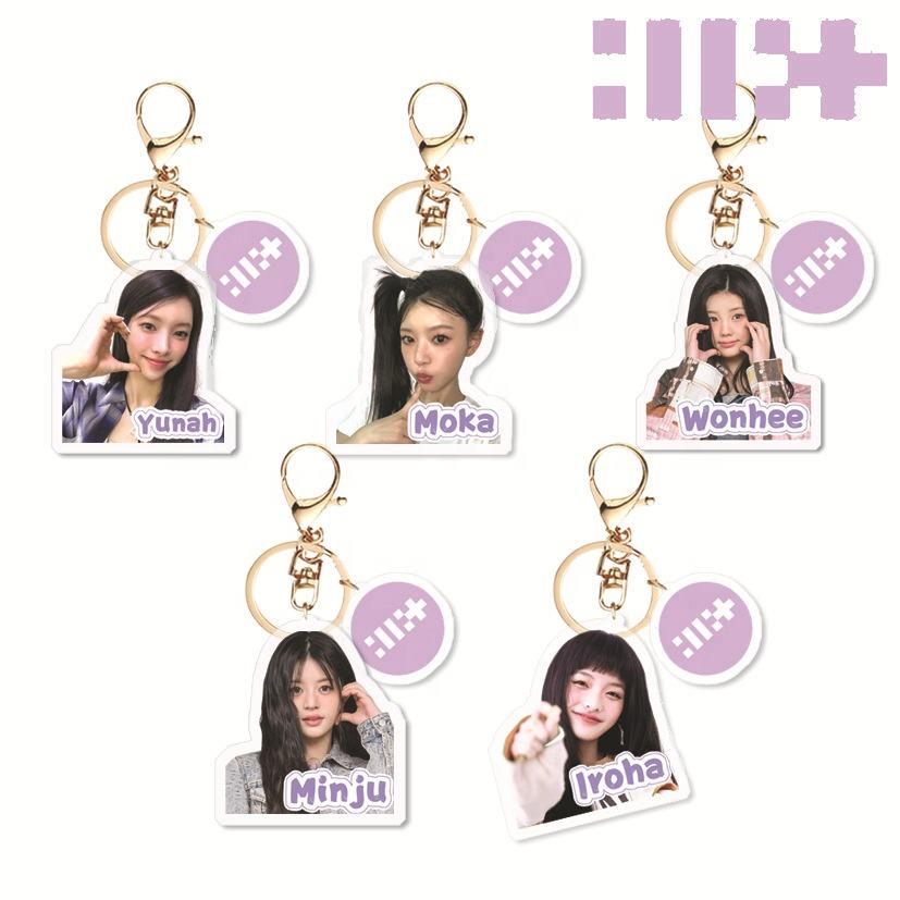KPOP Idol ILLIT Super Real Me Plastic Keyring Acrylic Keychain