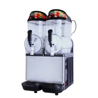 Machine à slush pour margaritas et daiquiris XC224 en acier inoxydable, capacité 12L, à moteur, pour usage en restaurant