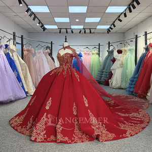 Vestido de Quinceañera Personalizado Color Borgoña, Vestido de Noche para Fiesta de 16 Años, Vestido de 15 Años Dy6872 - Product Image 2