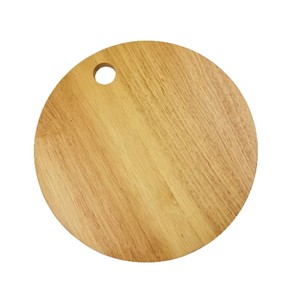 Round <b>Rubber</b> Wood Cutting Board 29.5 Cm For Kitchen Vegetables Fruits Chopping <b>Block</b> Home Use - Product Image 2