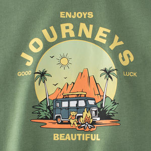 Ropa de Verano para Niños, Camiseta Infantil 100% Algodón Peinado, Ropa Infantil Estampada para Niñ<span class=keywords><strong>o</strong></span> - Product Image 6