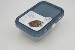 Contenedor de Alimentos con Botón de Presión Hokkaido de 500 ml/1000 ml, Contenedor de Almacenamiento de Alimentos de Plástico con Cierre a Presión - Product Image 5