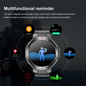 Montre connectée de sport pour homme TR3 MAX 2025, étanche, avec lampe torche, appels Bluetooth, moniteur de fréquence cardiaque, d'oxygène sanguin, de sommeil et boussole - Product Image 3