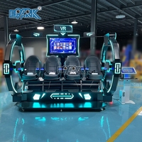 Réalité virtuelle jeux d'arcade 9d Vr simulateur 4 sièges 9d équipement dynamique Vr cinéma
