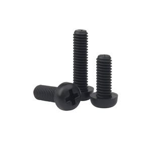 Vis/Boulons à tête fraisée Phillips en nylon <span class=keywords><strong>noir</strong></span> <span class=keywords><strong>et</strong></span> <span class=keywords><strong>blanc</strong></span> de haute qualité M2-M8 pour applications d'isolation électrique - Product Image 5