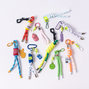 Multifunctional Braided Lanyard Keychain Strap DIY Accessory for Phone Cup Toy Clothing Decoration Promotional Gift