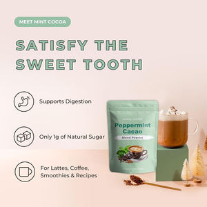 Частная Марка замороженного латте кофе поддерживает пищеварение чай мака смешанный какао кокосовый порошок - Product Image 3
