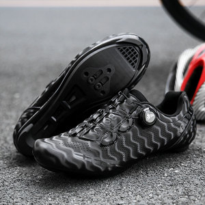 Cycling Shoes Men Women Road Bike Mountain Bike With Lock System EVA Rubber Sole Mesh Lining Athletic Fit T35 - Product Image 2