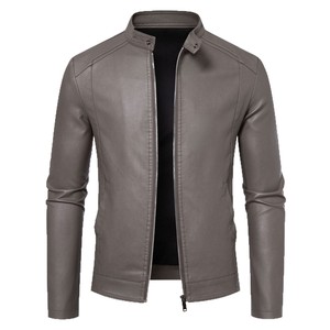 Giacca da Moto in <span class=keywords><strong>Pelle</strong></span> PU per <span class=keywords><strong>Uomo</strong></span>, Giacche Autunno Inverno Calde Nere, Abbigliamento Outdoor, Cappotti Taglie Grandi fino a 5XL - Product Image 5