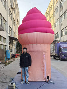 Décoration publicitaire extérieure pour un stand de vente de glaces <span class=keywords><strong>gonflable</strong></span>, y compris <span class=keywords><strong>une</strong></span> <span class=keywords><strong>tente</strong></span> <span class=keywords><strong>gonflable</strong></span>. - Product Image 6