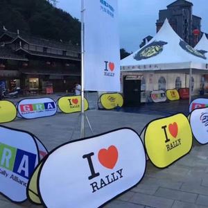 Banner Horizontal de Doble Cara para Ferias Comerciales, Impreso en Serigrafía, con Marco de Acero Galvanizado y Tela de Punto Engrosada - Product Image 3