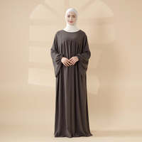 Nisamodest Nouvelle Robe Abaya Maxi Sans Couture Grande Taille pour Femmes Musulmanes, Coupe Ample, Élégante, Chic, Luxueuse et Fluide pour l'Été, Vente en Gros