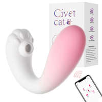 Bluetooth-App-gesteuerter, einstellbarer G-Punkt-Klitoris-Saugvibrator mit Klitoris-Stimulator für Frauen ab 18 Jahren
